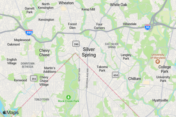 5K Walk in My Shoes location map image