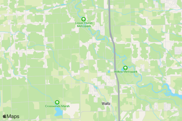 5k Walk Thru the Orchards location map image