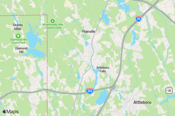 5k Walk/Run for Hospice location map image