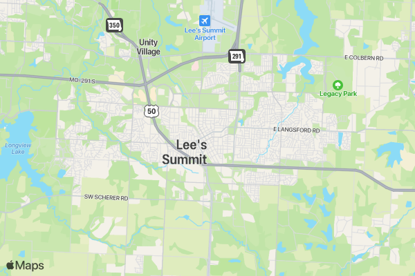 5K Wedding Run location map image