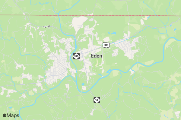5k/1mile Autism Awareness of Rockingham County location map image