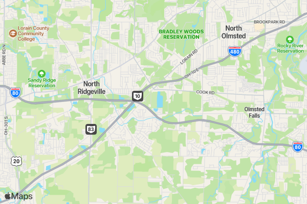5KRunDead Zombie Run - Cleveland, OH location map image