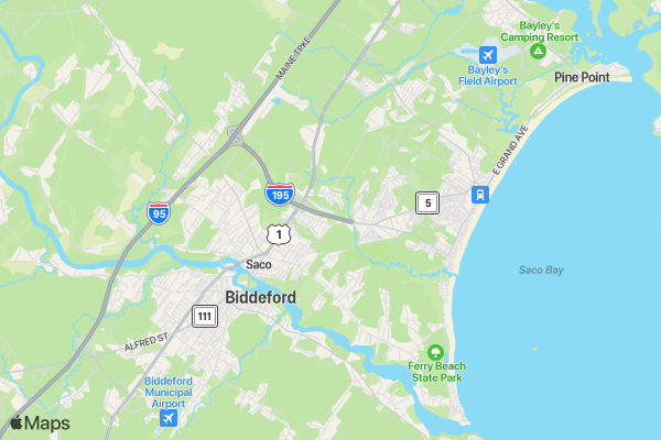 60 Miles for Milestone location map image