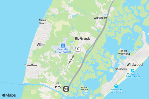 7th Annual Claire Brodesser Memorial 5k Run/1 Mile Walk location map image
