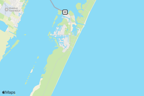 9th Annual Surf-N-Turf Race location map image
