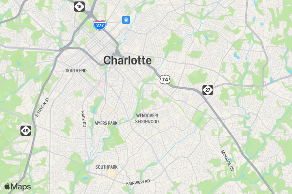A Grier Heights Walk for Remembrance location map image