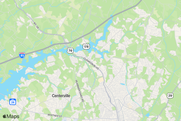 ACS Color Run location map image