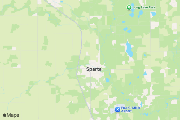Advent PT 5k - Sparta, MI location map image