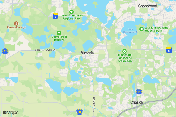 All Saints 5K location map image