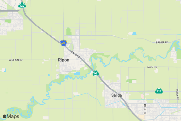 Almond Blossom Fun Run location map image