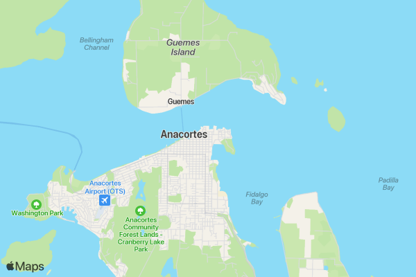 Anacortes Art Dash 10K & 5K location map image