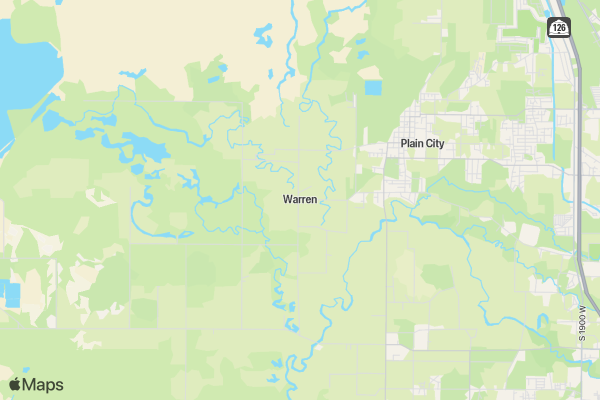 Annual 4th of July Warren 5K location map image