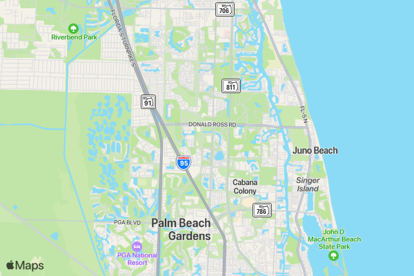 Annual Healthy Adults Run location map image