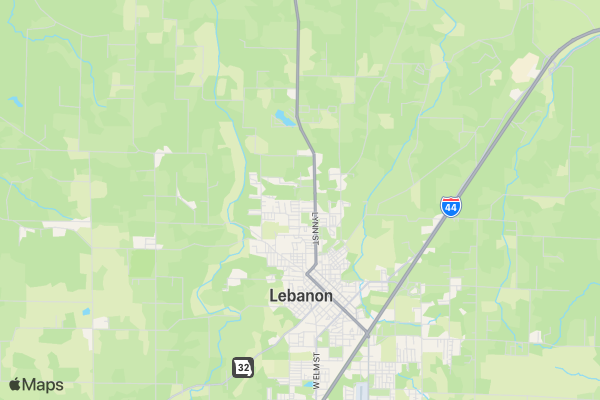 Annual Laclede County 4-H Run for the Clover location map image