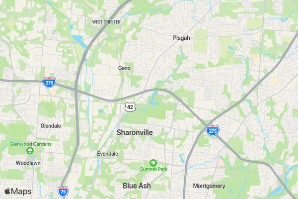 Annual Madeira Cross Country Alumni Race location map image