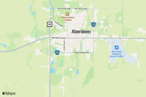 Annual Offer-It-Up Newman 5K location map image