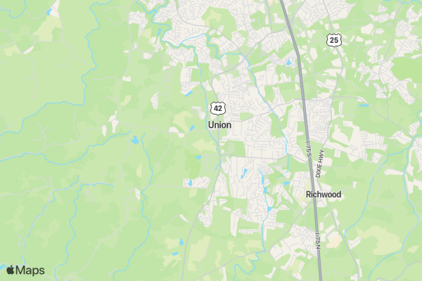 Annual Racing To End Hunger  location map image