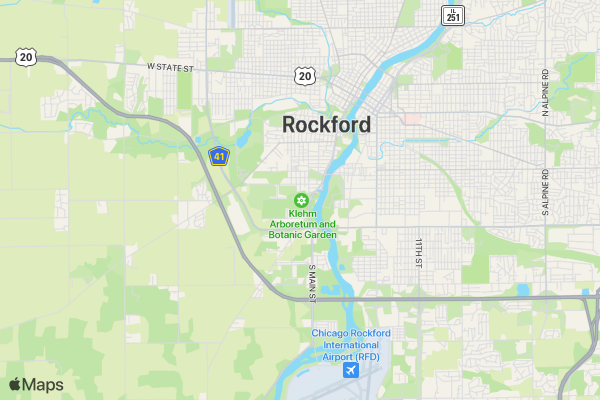 Arbor Dash 5K Fun Run location map image