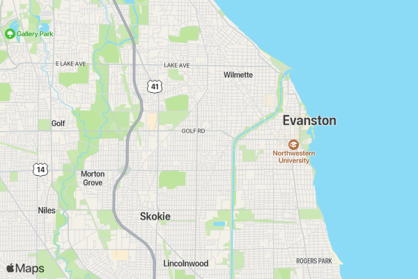 Arc of Hope's Race for Hope 5K location map image
