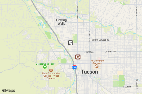 Arizona Indoor Challenge location map image