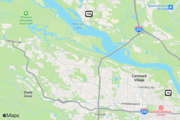 Arkansas ALE Run location map image