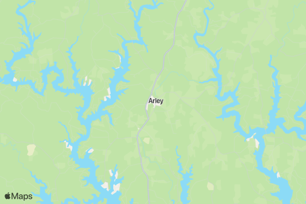 Arley Day 5k location map image