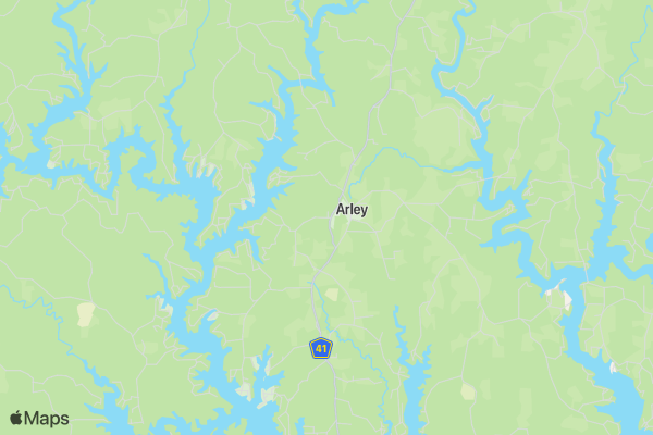 Arley Day 5K Run/Walk location map image