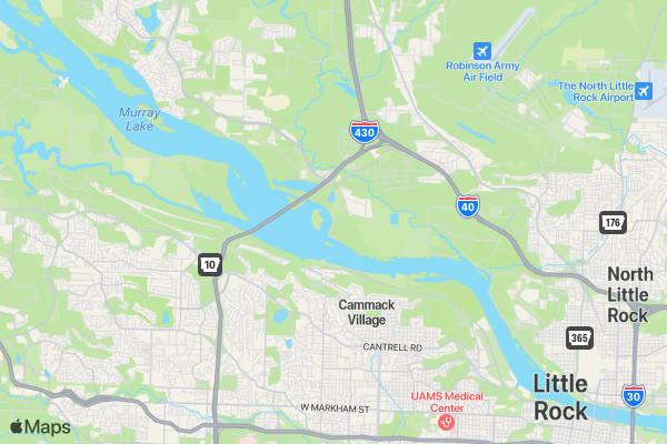ARVets PTSD 5k Walk/Run location map image