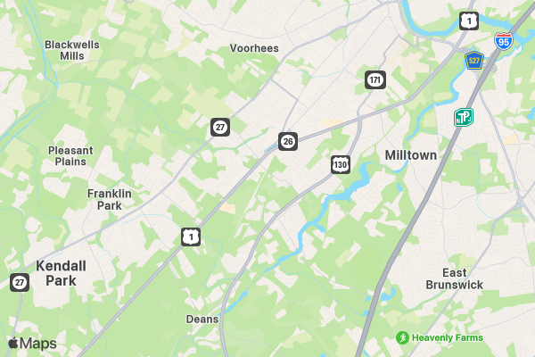Asha Princeton Walk / Run 2024 location map image