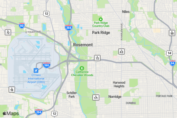 ASPHO's 4th Annual 5K Fun Run/Walk location map image