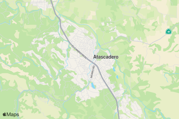 Atascadero LakeFest 5k Family Run and Walk location map image