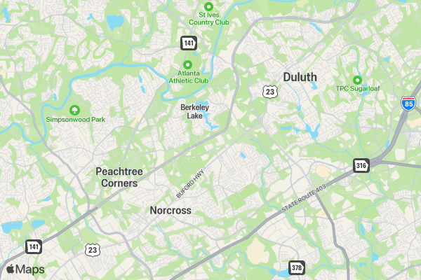 Atlanta Kids Triathlon location map image