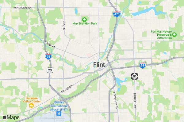 Atwood Stadium Races & CrossFlint location map image