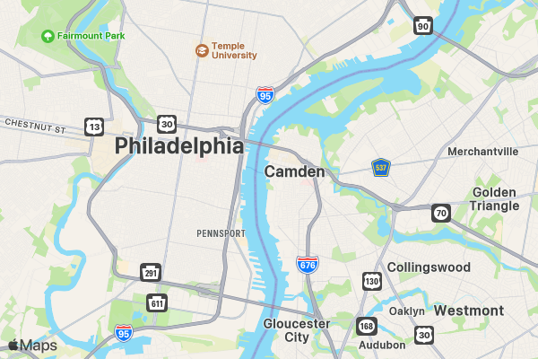August Run for Mental Health 5K/10K/13.1 PHILADELPHIA location map image