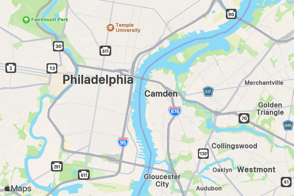 August Run for Coffee Lovers 5K/10K/13.1 PHILADELPHIA location map image