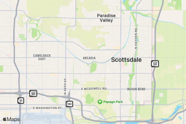 August Run for Coffee Lovers 5K/10K/13.1 PHOENIX location map image