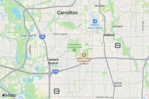 Augusta 5K location map image
