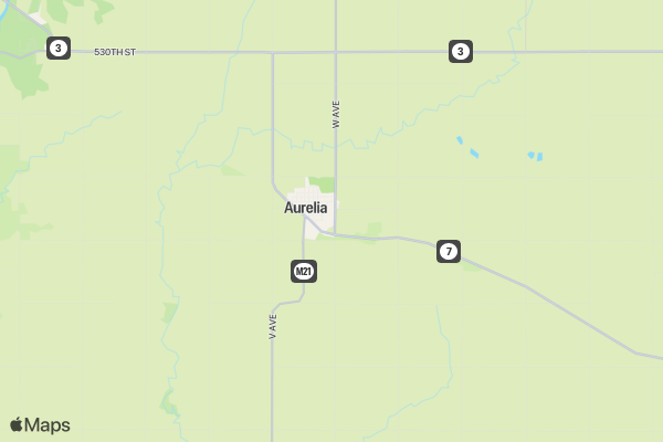 Aurelia Daycare Color Run location map image
