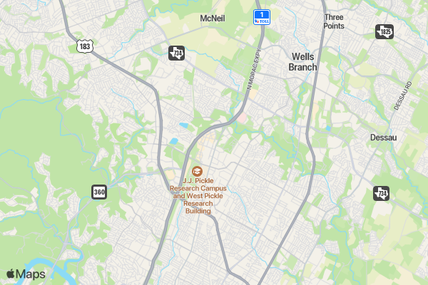 Austin 10/20 location map image