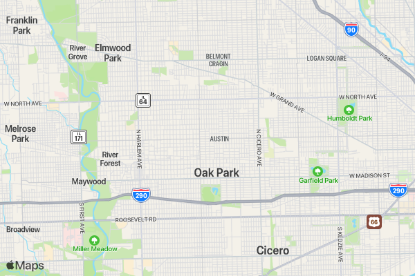 Austin Power 5K location map image