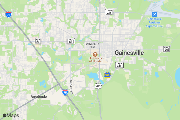 Baby Gator Spring Scurry location map image