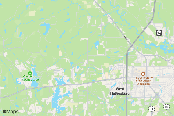 Back The Blue Mustache Dash 5K location map image