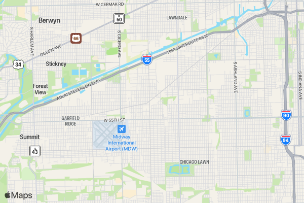 Back to School Shuffle location map image