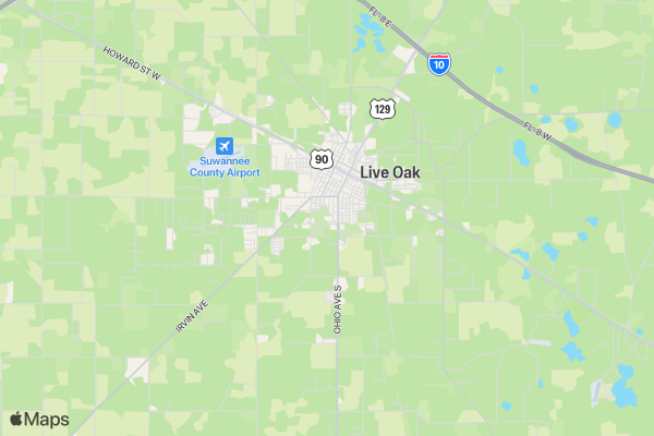 Band on the Run 5K location map image