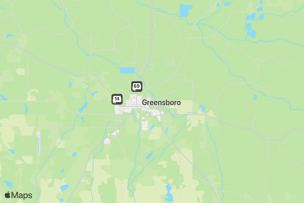 Baptist Hill Reunion 5k location map image