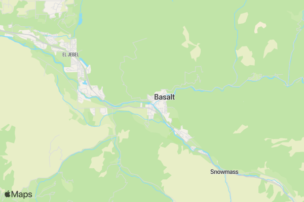 Basalt Half Marathon location map image