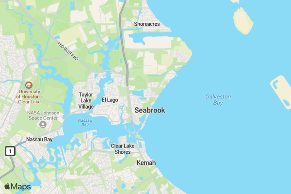 Bay Area 24-6A Volleyball Breast Cancer Fun Run location map image