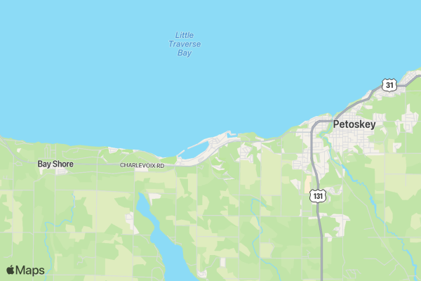 Bay Harbor Fall Color Run location map image