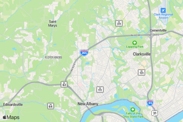 Be A Blessing 5K location map image