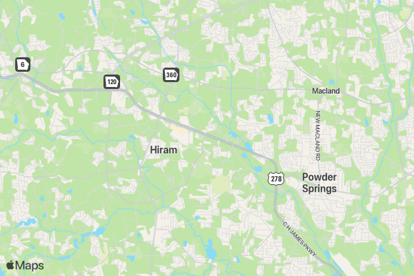 Be Free 5K Run location map image